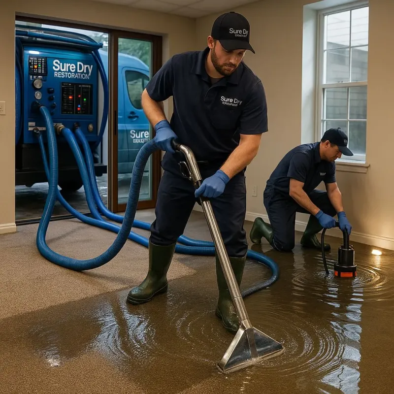 Water Extraction and Removal process in Chelmsford, MA